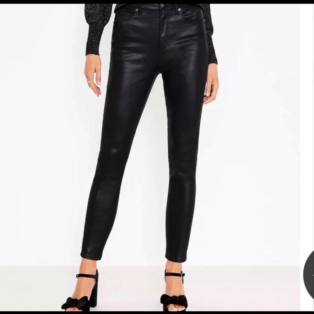 NWT Loft coated jeans